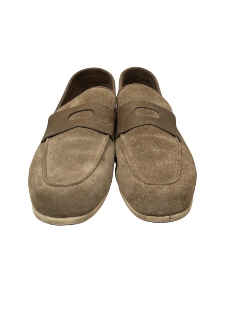 John Lobb Suede Leather Loafers Size UK 8.5